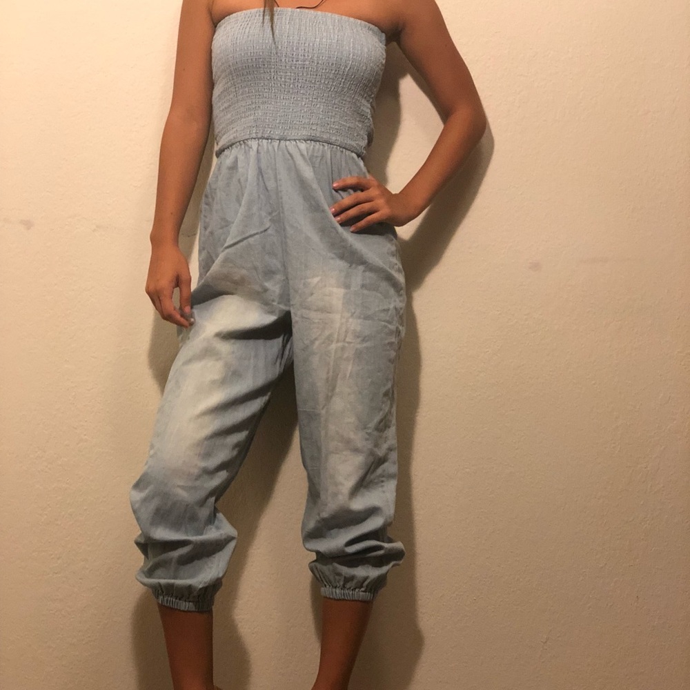 Look like Denim jumpsuit!